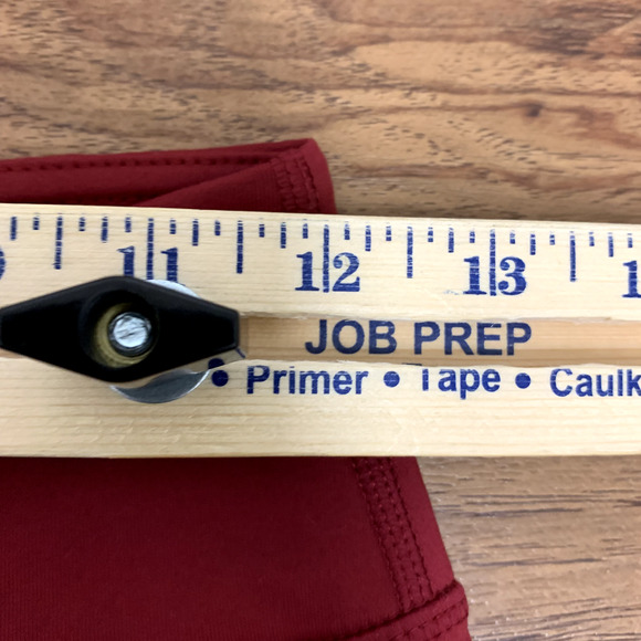 Buffbunny Capri Leggings Activewear Stretch Red Maroon Womens Size Small - Picture 6 of 8